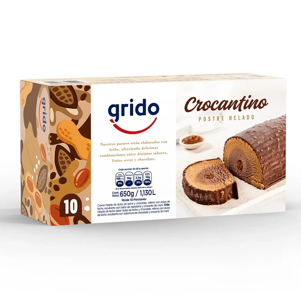 Crocantino – Dulce de leche andChocolate with dulce de leche