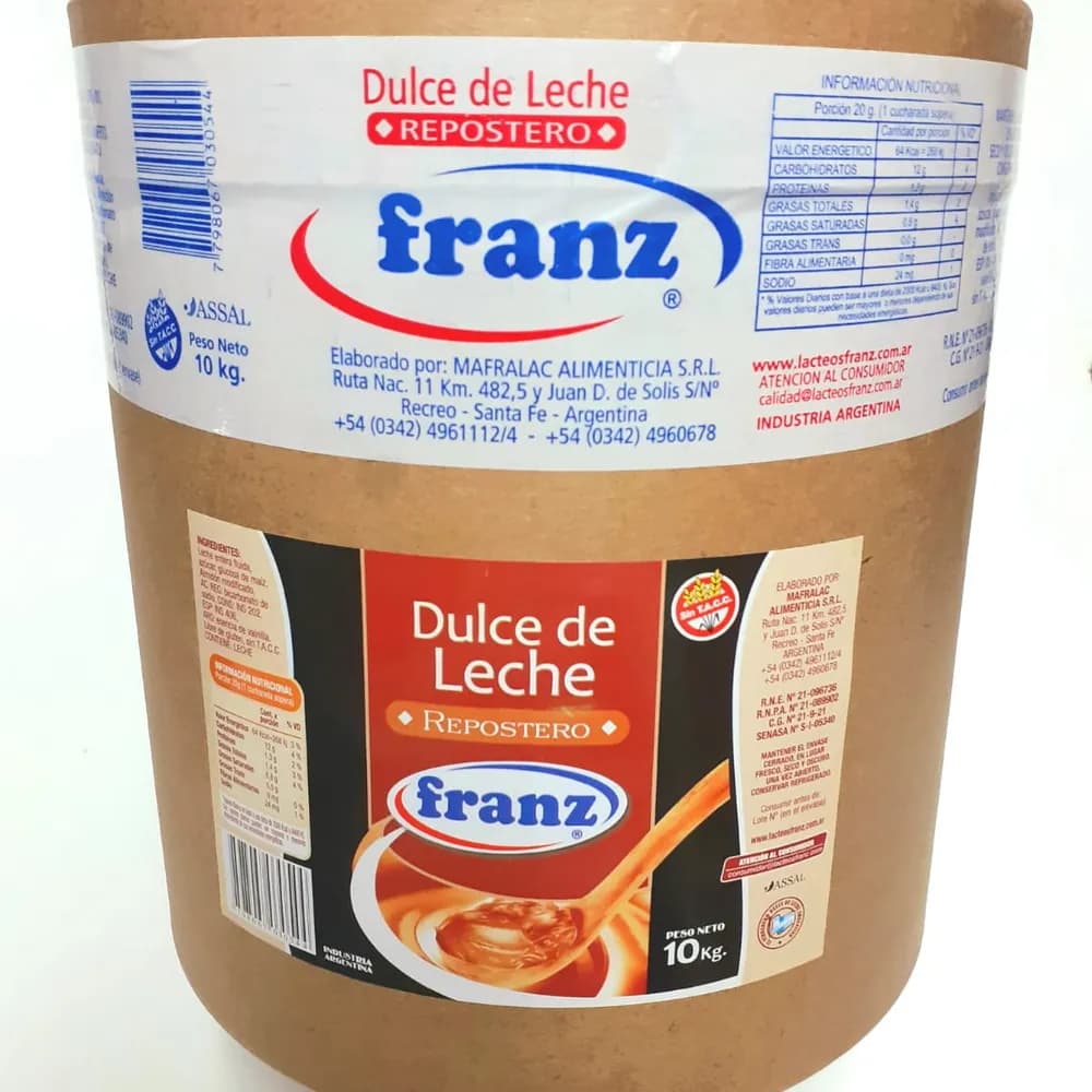 Doce do Leite Reposteiro 10kg